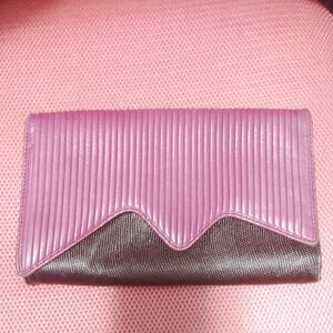 Gianni Versace Purple and Black Women's Clutch